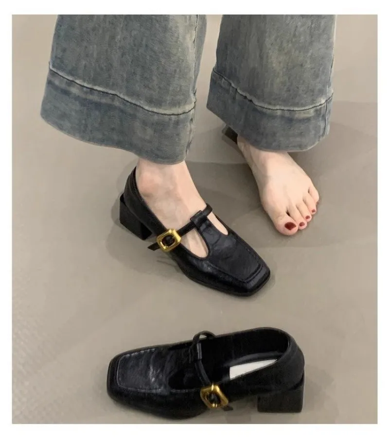 Chaussures Mary Jane à bout ca - Vintage Fashion Dresses avis et prix