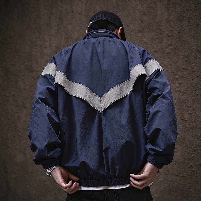 Veste coupe-vent militaire vin - Vintage Windbreaker Nylon avis et prix