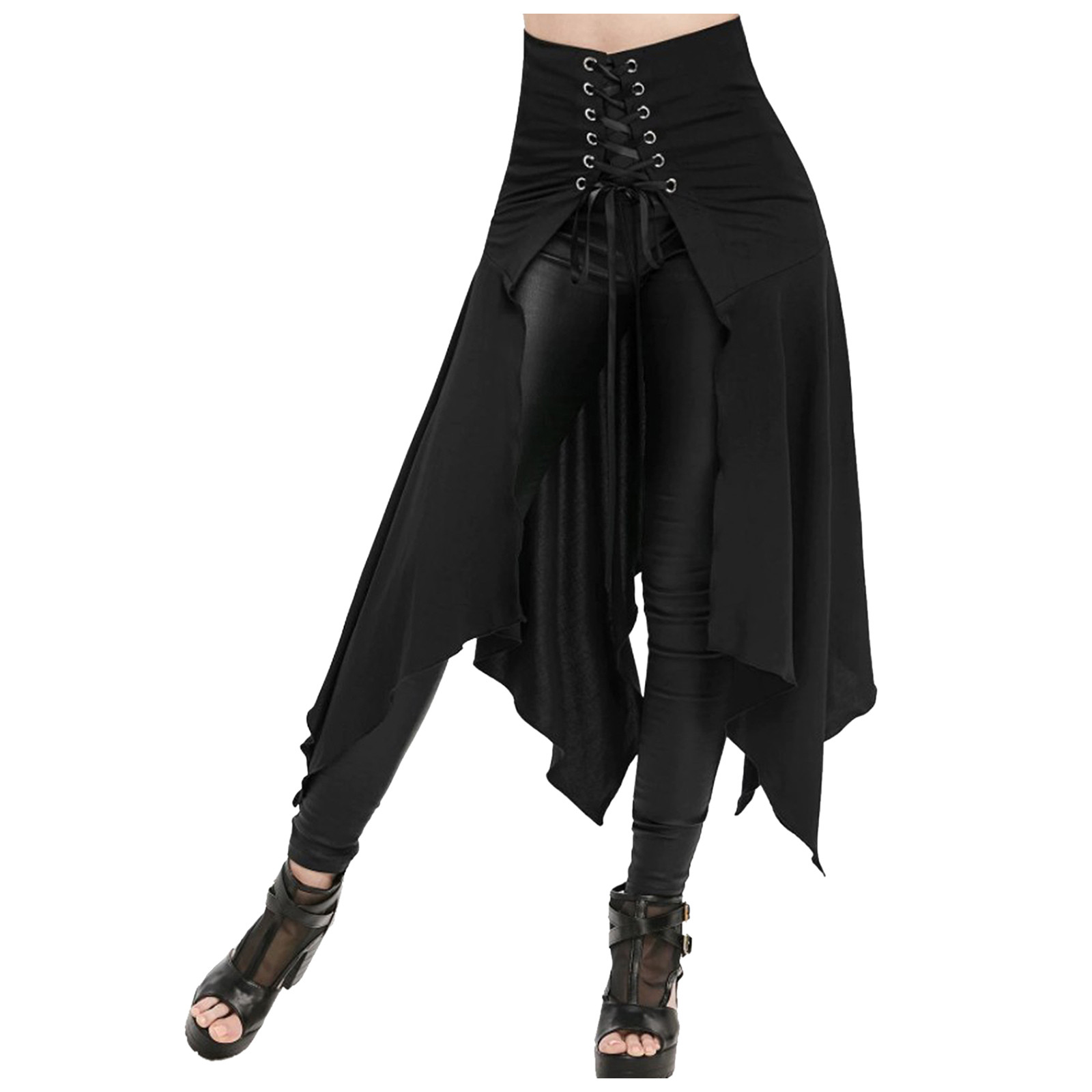 Jupe gothique noire médiévale  - Vintage Fashion Dresses avis et prix